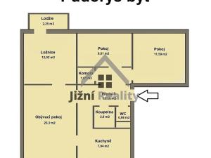 Prodej bytu 4+1, České Budějovice, N. Frýda, 79 m2