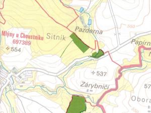 Prodej lesa, Mlýny, 250236 m2