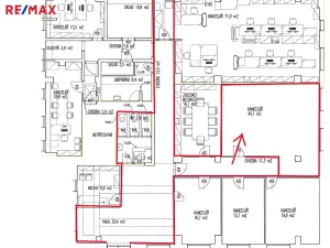 Pronájem kanceláře, Praha - Kobylisy, Horňátecká, 44 m2