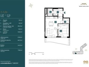 Prodej bytu 2+kk, Brno, Nad Pisárkami, 77 m2