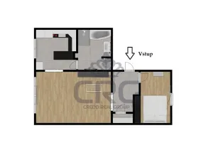 Pronájem bytu 2+1, Židlochovice, 65 m2