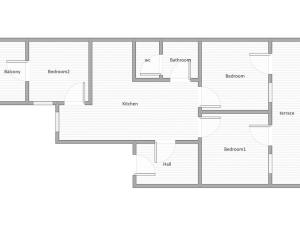 Pronájem bytu 3+kk, Praha - Karlín, Thámova, 65 m2