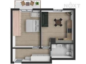 Prodej bytu 2+kk, České Budějovice, Riegrova, 43 m2
