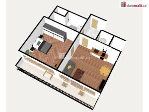 Pronájem bytu 2+kk, Štěchovice, Hlavní, 64 m2