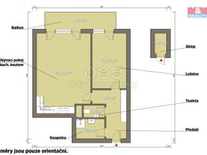 Pronájem bytu 2+kk, Plzeň, Měděná, 69 m2