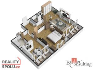 Prodej bytu 2+1, Poděbrady - Poděbrady III, 74 m2