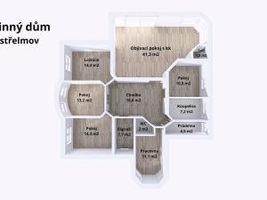 Prodej rodinného domu, Postřelmov, Růžová, 231 m2