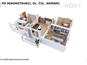 Prodej bytu 3+1, Zábřeh, Československé armády, 60 m2