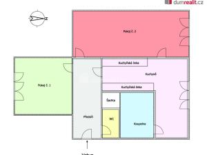 Pronájem bytu 2+1, Karlovy Vary - Stará Role, Dvořákova, 62 m2