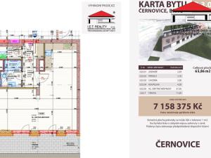 Prodej bytu 2+kk, Brno, Charbulova, 52 m2