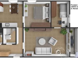 Pronájem bytu 3+1, Tábor, Havanská, 64 m2