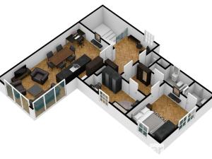 Pronájem bytu 3+kk, Praha - Troja, Pod Havránkou, 126 m2