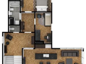 Pronájem bytu 3+kk, Praha - Troja, Pod Havránkou, 126 m2