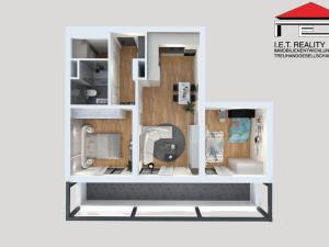 Prodej bytu 3+kk, Brno, Charbulova, 60 m2