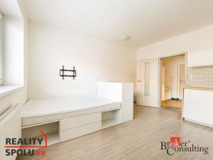 Pronájem bytu 1+kk, Brno - Žebětín, Chvalovka, 30 m2