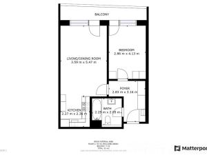 Pronájem bytu 2+kk, Praha - Holešovice, Argentinská, 52 m2