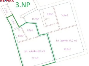 Pronájem bytu 1+kk, Kladno, Hajnova, 40 m2