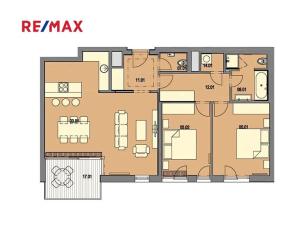 Prodej bytu 3+kk, Praha - Libeň, Menclova, 101 m2