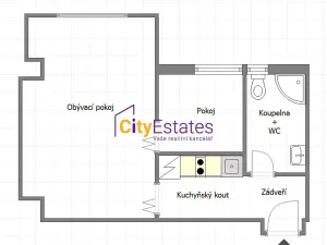 Prodej bytu 2+kk, Praha - Hloubětín, Poděbradská, 39 m2