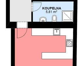 Pronájem bytu 2+kk, Brno, Jakubská, 59 m2