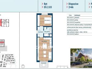 Prodej bytu 2+kk, Praha, Bělomlýnská, 48 m2