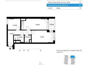 Prodej bytu 3+kk, Brno, Nové sady, 63 m2