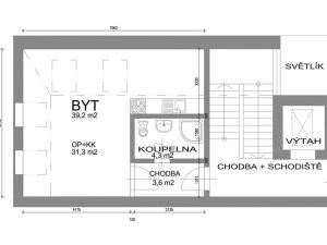 Pronájem bytu 1+kk, Beroun, Česká, 39 m2