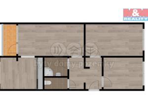 Pronájem bytu 3+1, Praha - Kobylisy, Slancova, 72 m2