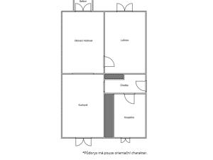 Prodej bytu 2+1, Kladno, Helsinská, 48 m2
