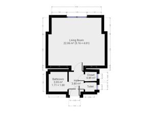 Pronájem bytu 1+kk, Praha - Libeň, Na Rokytce, 29 m2