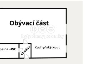 Prodej bytu 1+kk, Jiřice, 37 m2