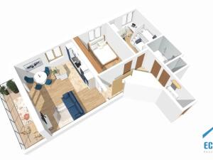 Pronájem bytu 3+kk, Praha - Libeň, Krejčího, 78 m2