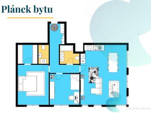 Pronájem bytu 3+kk, Praha, Olšanská, 95 m2