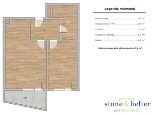 Prodej bytu 2+kk, Praha - Strašnice, Ramonova, 54 m2