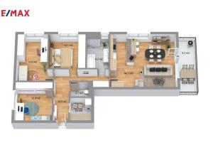 Prodej bytu 4+kk, Brno - Sadová, Menšíkova, 108 m2