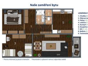 Prodej bytu 3+1, Havlíčkův Brod, Na Výšině, 71 m2