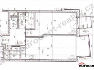 Pronájem bytu 2+kk, Praha, Komunardů, 64 m2