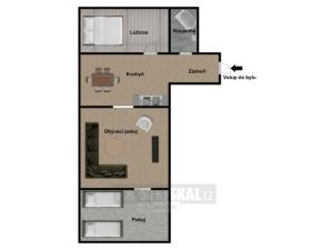 Pronájem bytu 3+1, Vrábče - Slavče, 100 m2