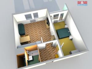 Pronájem bytu 1+1, Česká Lípa, Hradecká, 40 m2