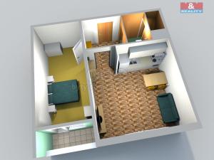 Pronájem bytu 1+1, Česká Lípa, Hradecká, 40 m2