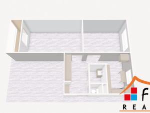 Pronájem bytu 2+1, Ostrava, Průkopnická, 56 m2