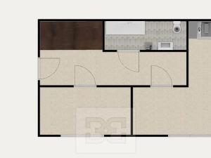 Pronájem bytu 2+kk, Plzeň, Vstupní, 53 m2