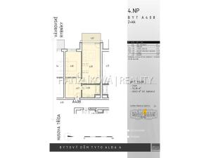 Pronájem bytu 2+kk, České Budějovice - České Budějovice 2, Husova tř., 55 m2
