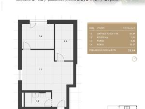 Prodej bytu 3+kk, Brno - Husovice, Rotalova, 54 m2