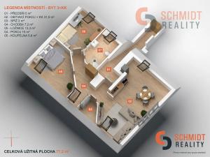 Prodej bytu 3+kk, Lednice, Komenského, 77 m2
