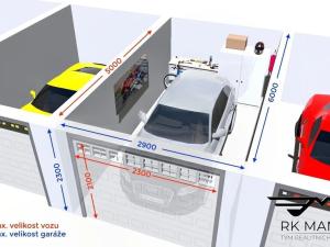Pronájem garáže, Praha - Prosek, Lovosická, 17 m2