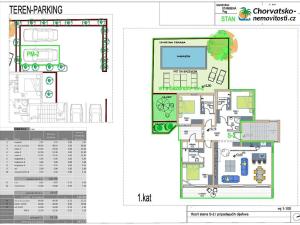 Prodej bytu 4+kk, Mandre, Chorvatsko, 144 m2