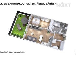 Pronájem bytu 2+kk, Zábřeh, 28. října, 45 m2
