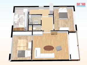 Pronájem bytu 3+1, Česká Lípa, Žitavská, 74 m2