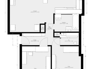 Pronájem bytu 3+kk, Brno, V Újezdech, 65 m2